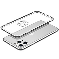 Custodia Lusso Alluminio Laterale Cover JL2 per Apple iPhone 13 Pro Argento