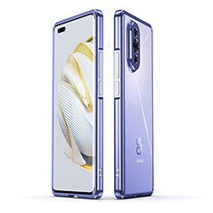 Custodia Lusso Alluminio Laterale Cover JZ1 per Huawei Nova 10 Pro Lavanda