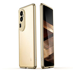 Custodia Lusso Alluminio Laterale Cover JZ1 per Oppo Reno10 Pro+ Plus 5G Oro