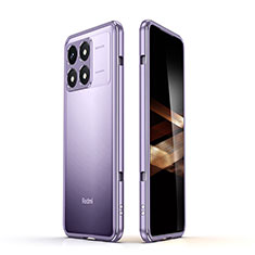 Custodia Lusso Alluminio Laterale Cover JZ1 per Xiaomi Redmi K70 5G Viola