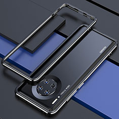 Custodia Lusso Alluminio Laterale Cover per Huawei Mate 30 Pro 5G Nero