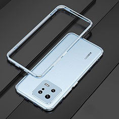 Custodia Lusso Alluminio Laterale Cover per Xiaomi Mi 13 Pro 5G Blu