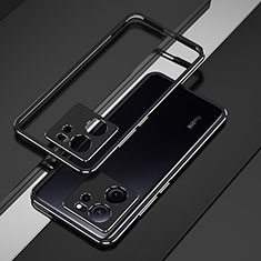 Custodia Lusso Alluminio Laterale Cover per Xiaomi Mi 13T Pro 5G Nero