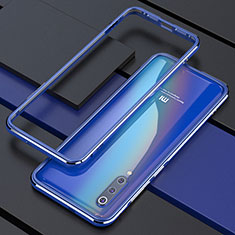 Custodia Lusso Alluminio Laterale Cover per Xiaomi Mi 9 SE Blu