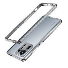 Custodia Lusso Alluminio Laterale Cover per Xiaomi Mi Mix 4 5G Grigio