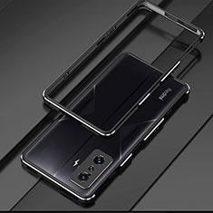 Custodia Lusso Alluminio Laterale Cover per Xiaomi Poco F4 GT 5G Nero