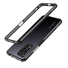 Custodia Lusso Alluminio Laterale Cover per Xiaomi Poco X4 NFC Nero