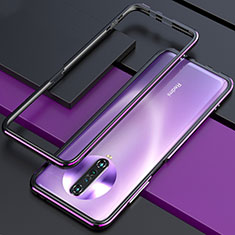 Custodia Lusso Alluminio Laterale Cover per Xiaomi Redmi K30i 5G Viola