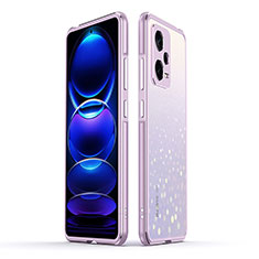 Custodia Lusso Alluminio Laterale Cover per Xiaomi Redmi Note 12 Pro+ Plus 5G Lavanda