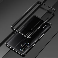 Custodia Lusso Alluminio Laterale Cover S01 per Xiaomi Poco F3 GT 5G Nero