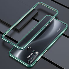 Custodia Lusso Alluminio Laterale Cover T01 per Huawei P20 Lite (2019) Verde