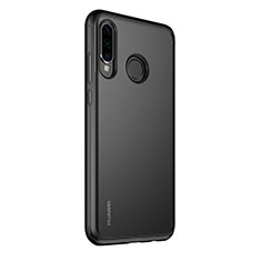 Custodia Lusso Alluminio Laterale Specchio 360 Gradi Cover M01 per Huawei P30 Lite New Edition Nero