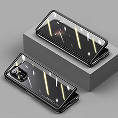 Custodia Lusso Alluminio Laterale Specchio 360 Gradi Cover P02 per Xiaomi Mix Fold 5G Nero