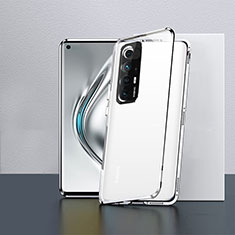 Custodia Lusso Alluminio Laterale Specchio 360 Gradi Cover P03 per Xiaomi Mi 10S 5G Argento