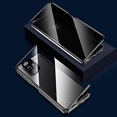 Custodia Lusso Alluminio Laterale Specchio 360 Gradi Cover per Xiaomi Mix Fold 5G Nero