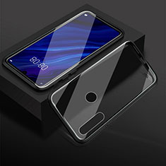 Custodia Lusso Alluminio Laterale Specchio 360 Gradi Cover T05 per Huawei Honor 10i Nero