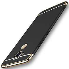 Custodia Lusso Metallo Laterale e Plastica Cover M01 per Huawei Enjoy 6S Nero