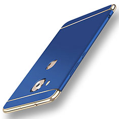 Custodia Lusso Metallo Laterale e Plastica Cover M01 per Huawei GX8 Blu