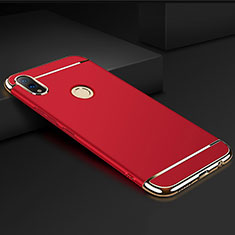 Custodia Lusso Metallo Laterale e Plastica Cover M01 per Huawei Honor 8X Rosso