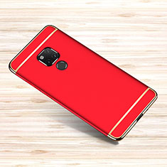 Custodia Lusso Metallo Laterale e Plastica Cover M01 per Huawei Mate 20 X Rosso