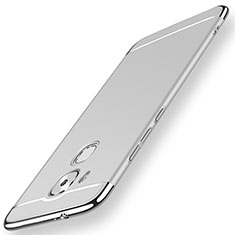 Custodia Lusso Metallo Laterale e Plastica Cover M01 per Huawei Mate 7 Argento