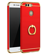 Custodia Lusso Metallo Laterale e Plastica Cover M01 per Huawei Nova 2 Rosso