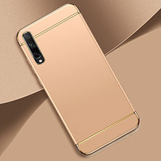 Custodia Lusso Metallo Laterale e Plastica Cover M01 per Huawei P smart S Oro