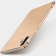 Custodia Lusso Metallo Laterale e Plastica Cover M01 per Huawei P30 Pro New Edition Oro