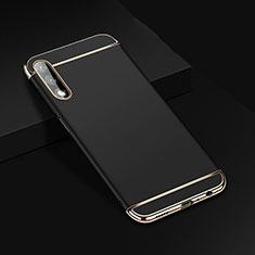 Custodia Lusso Metallo Laterale e Plastica Cover M01 per Huawei Y9 Prime (2019) Nero