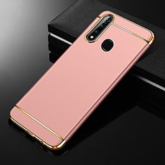 Custodia Lusso Metallo Laterale e Plastica Cover M01 per Oppo A31 Oro Rosa