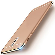 Custodia Lusso Metallo Laterale e Plastica Cover M01 per Samsung Galaxy J7 Plus Oro