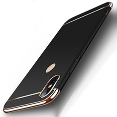 Custodia Lusso Metallo Laterale e Plastica Cover M01 per Xiaomi Mi 8 Nero