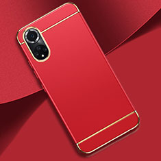 Custodia Lusso Metallo Laterale e Plastica Cover per Huawei Honor 50 Pro 5G Rosso