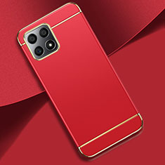 Custodia Lusso Metallo Laterale e Plastica Cover per Huawei Honor X30i Rosso