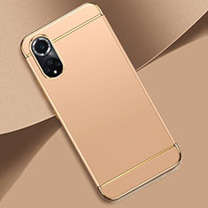 Custodia Lusso Metallo Laterale e Plastica Cover per Huawei Nova 9 Oro