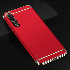 Custodia Lusso Metallo Laterale e Plastica Cover T01 per Huawei P20 Pro Rosso