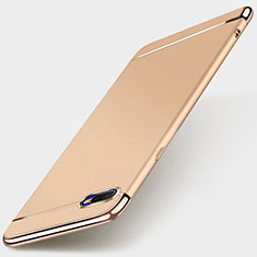 Custodia Lusso Metallo Laterale e Plastica Cover T01 per Oppo R15X Oro