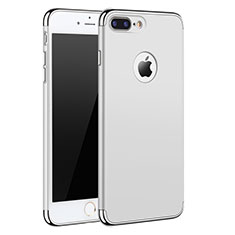 Custodia Lusso Metallo Laterale e Plastica F05 per Apple iPhone 8 Plus Bianco