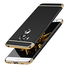 Custodia Lusso Metallo Laterale e Plastica M01 per Huawei G9 Plus Nero