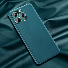 Custodia Lusso Pelle Cover A01 per Apple iPhone 13 Pro Verde