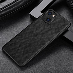 Custodia Lusso Pelle Cover A04 per Apple iPhone 14 Nero