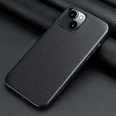 Custodia Lusso Pelle Cover A09 per Apple iPhone 13 Nero