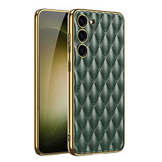 Custodia Lusso Pelle Cover AC1 per Samsung Galaxy S21 5G Verde