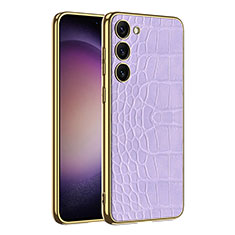 Custodia Lusso Pelle Cover AC2 per Samsung Galaxy S22 Plus 5G Viola