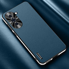 Custodia Lusso Pelle Cover AT2 per Huawei Nova 10 Blu