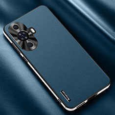 Custodia Lusso Pelle Cover AT2 per Huawei Nova 11 Ultra Blu