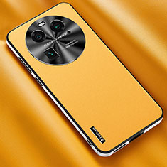 Custodia Lusso Pelle Cover AT2 per Oppo Find X6 Pro 5G Giallo