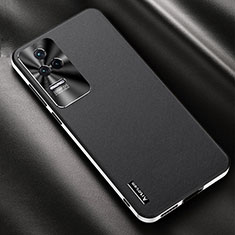 Custodia Lusso Pelle Cover AT2 per Xiaomi Redmi K50 5G Nero