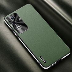 Custodia Lusso Pelle Cover AT2 per Xiaomi Redmi K50 Pro 5G Verde