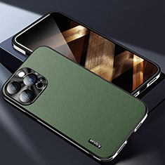 Custodia Lusso Pelle Cover AT7 per Apple iPhone 13 Pro Verde
